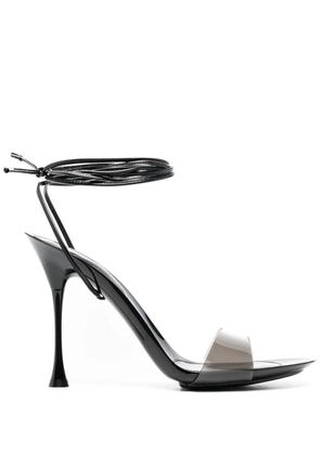 Gianvito Rossi 100mm Spice tie-fastening sandals - Black