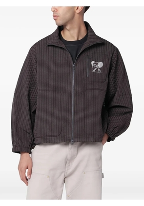 Brain Dead checked lightweight jacket - Brown