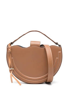 Di Gaia x Louiza Roe leather tote bag - Brown