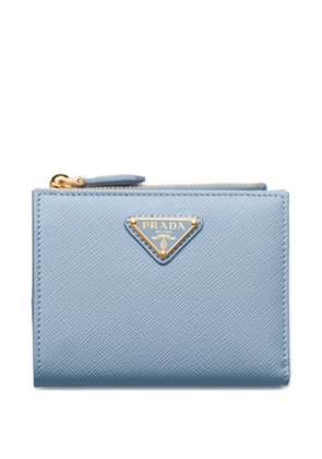 Prada small saffiano-leather wallet - Blue