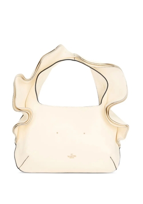 Valentino Garavani Atelier 04 ruffled shoulderbag - Neutrals