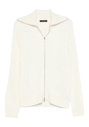 Zanone zip-up sweater - Neutrals