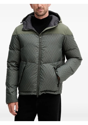 Colmar hooded patterned jacket - Green