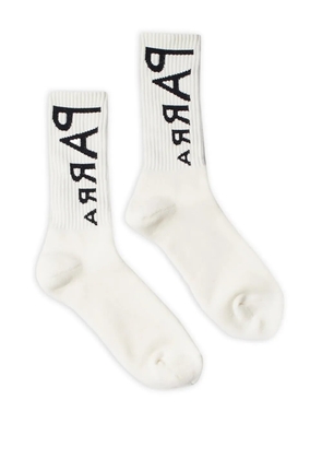BY PARRA logo-embellishment socks - White