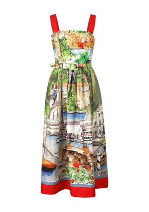 rani arabella Poet printed maxi dress - Green
