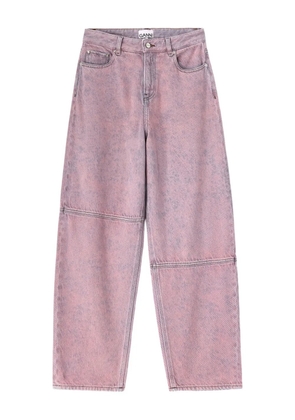 GANNI seam-detail jeans - Pink