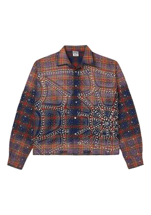 Vale Fever flannel long-sleeve shirt - Brown