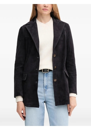Pedro Del Hierro suede blazer - Blue