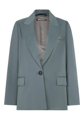 Peserico button-fastening pocket blazer - Grey