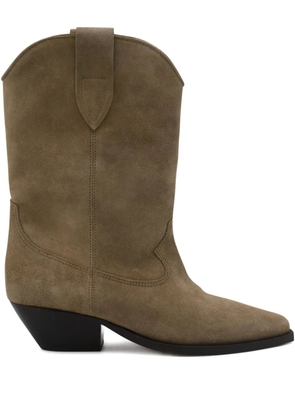 ISABEL MARANT Duerto suede cowboy boots - Brown