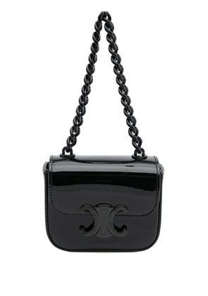 Celine Pre-Owned 2000-2025 Mini Patent Claude Chain handbag - Black