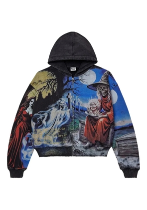 Vale Ether zip-up hoodie - Black