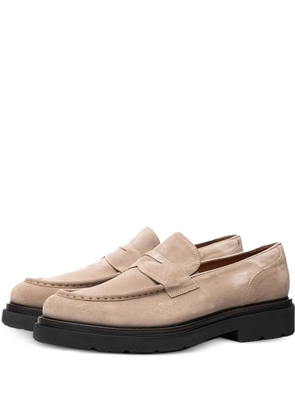 Poche Paris panelled cipele loafers - Neutrals