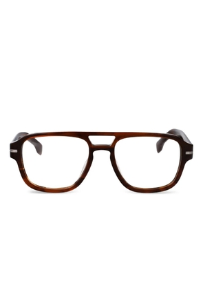 BOSS pilot-frame glasses - Brown