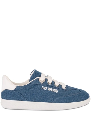 Love Moschino lace-up sneakers - Blue
