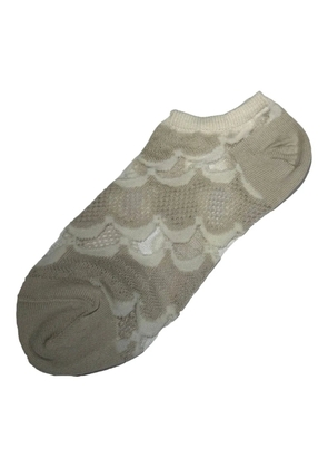 Antipast lace-pattern ankle socks - Neutrals