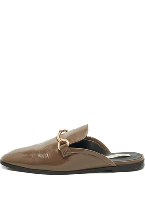 Stella McCartney Pre-Owned chain mules - Brown