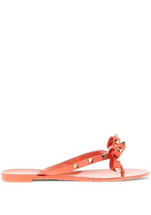 Valentino Garavani Rockstud slides - Orange
