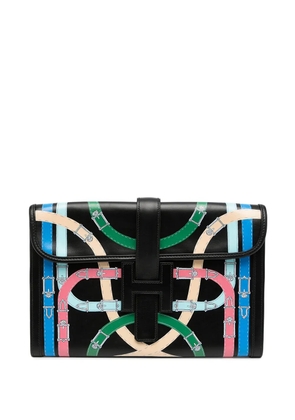 Hermès Pre-Owned pre-owned Jige clutch bag - Black
