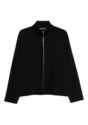 OUR LEGACY zip-up cardigan - Black