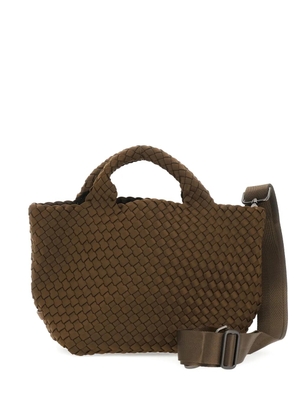 NAGHEDI woven top handle tote bag - Brown