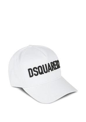 DSQUARED2 embroidered cap - White