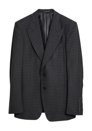 TOM FORD checkered shelton blazer - Grey