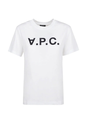 A.P.C. logo-print T-shirt - White