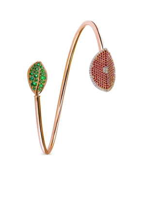 FULLORD leaf multi-stone bracelet - Pink