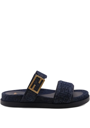 FENDI buckle-strap sandals - Blue