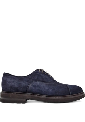 Henderson Baracco suede oxford shoes - Blue