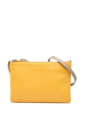Celine Pre-Owned 2016 Large Tricolor Lambskin Trio crossbody bag - Yellow