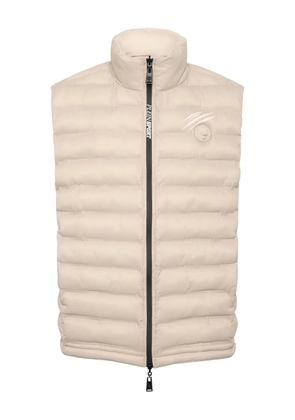 Plein Sport logo-patch gilet - Neutrals