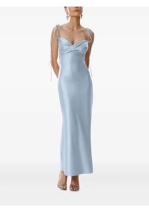 FRAMBOISE Darren sleeveless maxi dress - Blue