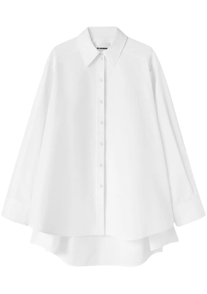 Jil Sander cut-out oversized shirt - White