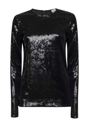 TOTEME sequin crew-neck top - Black