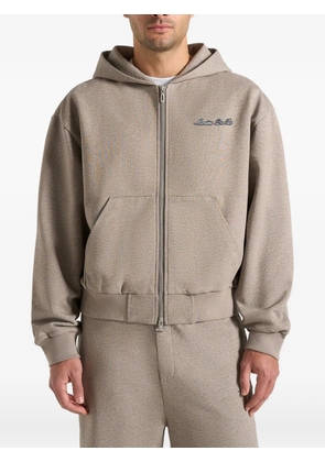 Manière De Voir Zia dual-zip sweatshirt - Brown