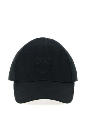 PINKO embroidered logo cap - Black