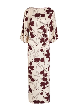 Faithfull the Brand floral long-sleeved maxi dress - Neutrals