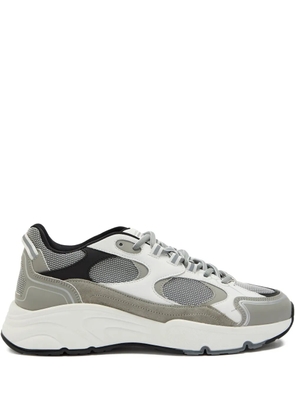 CLEENS Pulse mesh panelled sneakers - White