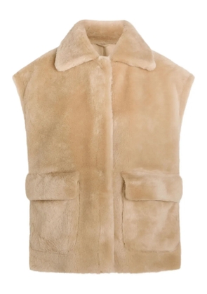 Arma Edha collared pocket gilet - Neutrals