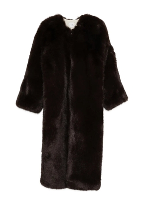 Alysi faux fur coat - Brown