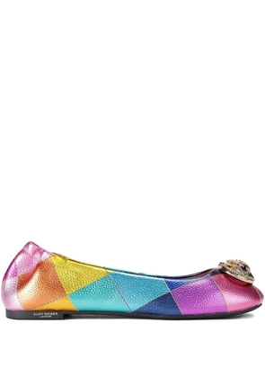 Kurt Geiger London patchwork ballet flats - Pink