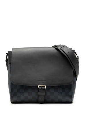 Louis Vuitton Pre-Owned 2016 Damier Cobalt Newport Messenger PM crossbody bag - Black