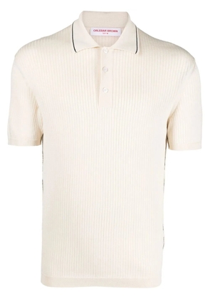 Orlebar Brown Maranon ribbed polo shirt - Neutrals