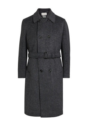 Oliver Spencer belted double-breasted coat - Grey