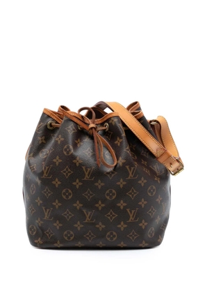 Louis Vuitton Pre-Owned 2010 Monogram Petit Noe bucket bag - Brown