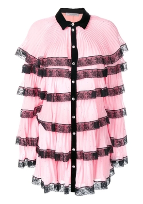 Philosophy Di Lorenzo Serafini short frilled dress - Pink