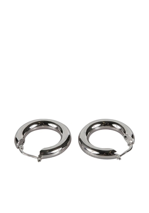 Jil Sander round-hoop earrings - Silver