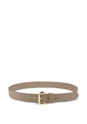 SERGIO GAVAZZENI Jane buckle belt - Neutrals
